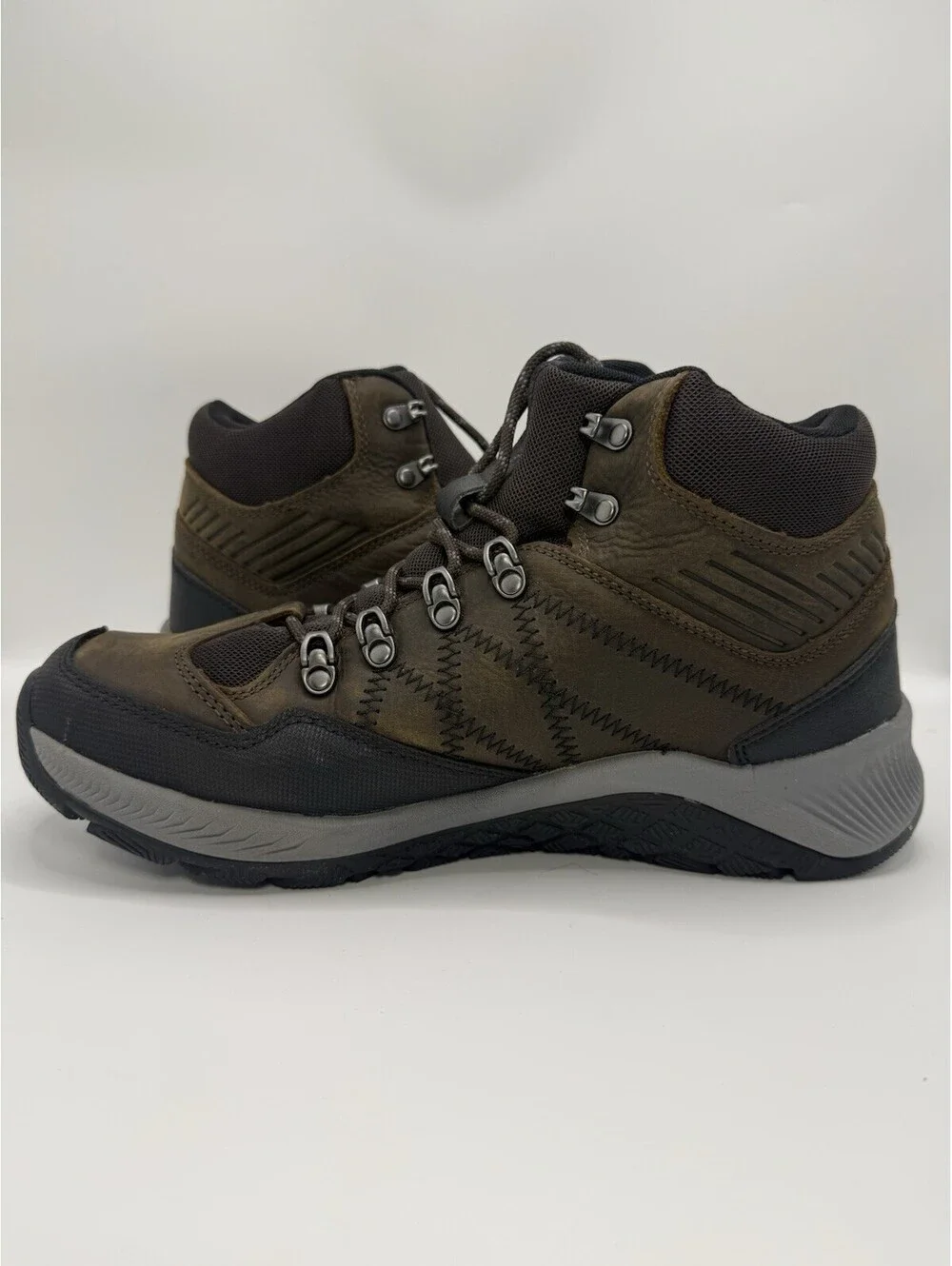 Mens Wolverine Luton Brown Leather Waterproof Hiker Boot W880298 size 11M